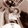 Disneyland Astro Jet with Fess Parker and Kathleen Crowley, 1956