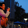 Disneyland Elvis impersonator Scot Bruce at Tomorrowland Terrace, May 2011