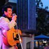 Disneyland Elvis impersonator Scot Bruce at Tomorrowland Terrace, May 2011