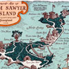 Tom Sawyer Island map, 1957