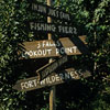 Signage on Tom Sawyer Island August 1956
