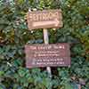 Disneyland Tom Sawyer Island restroom signage, February 2007