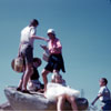 Castle Rock on Tom Sawyer Island photo, July 1960