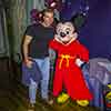 Posing in Mickey Mouses House at Toon Town, April 2002