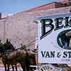 Adventureland alley with Disneyland Bekins Horse-Drawn Truck