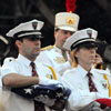 Town Square flag lowering ceremony, December 2010