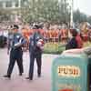 Disneyland Town Square Flag Lowering Ceremony April 1960